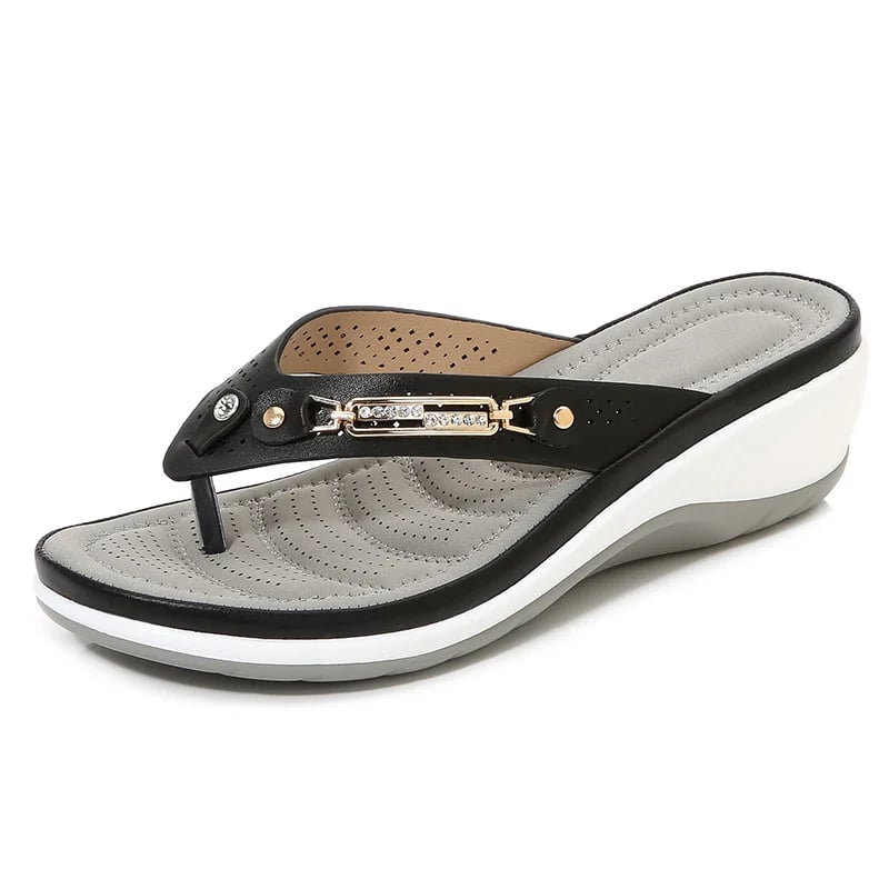 ⏰Tongs et Sandales Confortables à Coussin et Support Plantaire pour Femmes