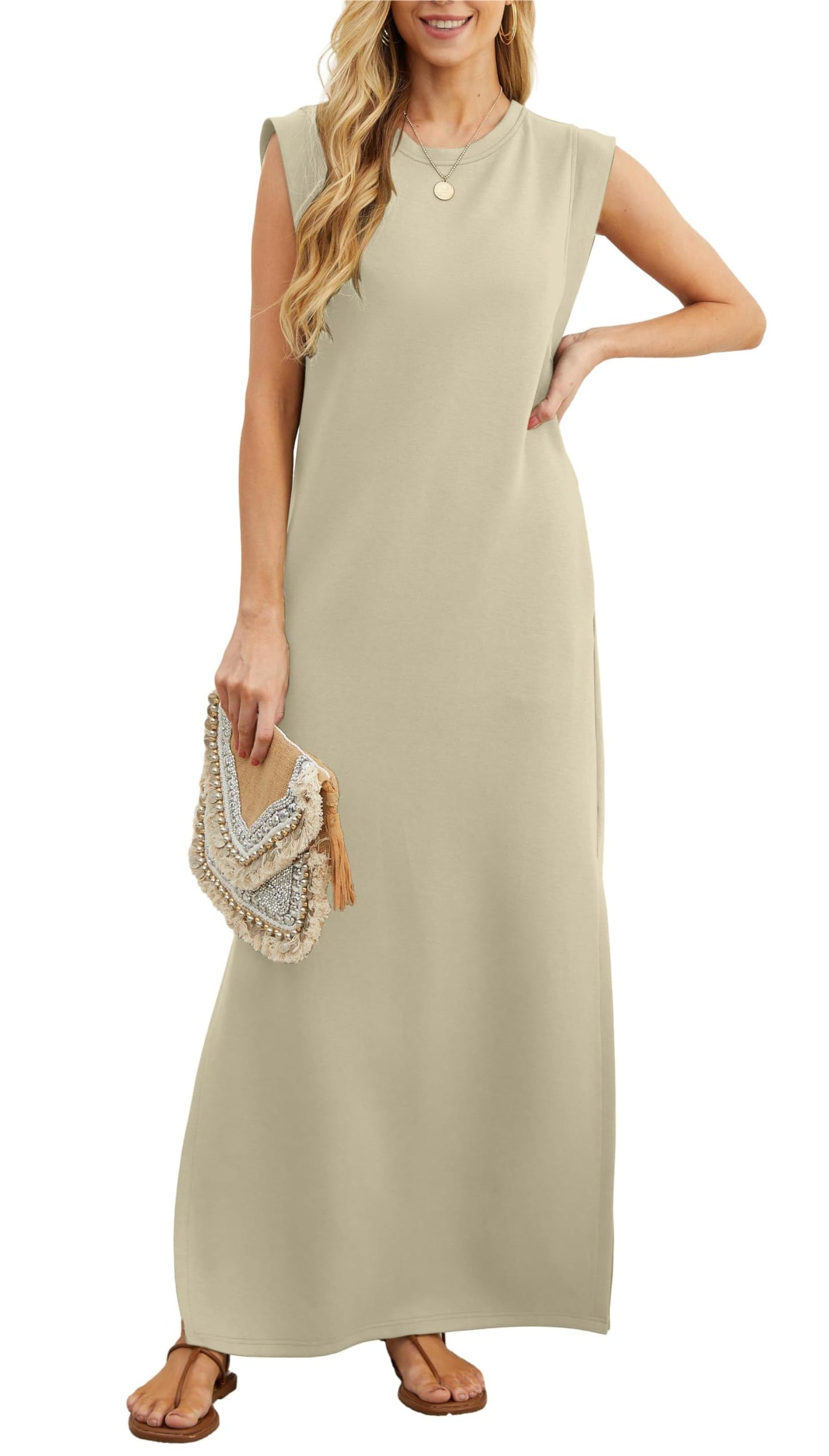 Robe longue décontractée ample et infroissable pour femme (achetez-en 2, livraison gratuite)