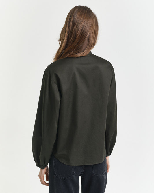 Cotton Satin Blouse