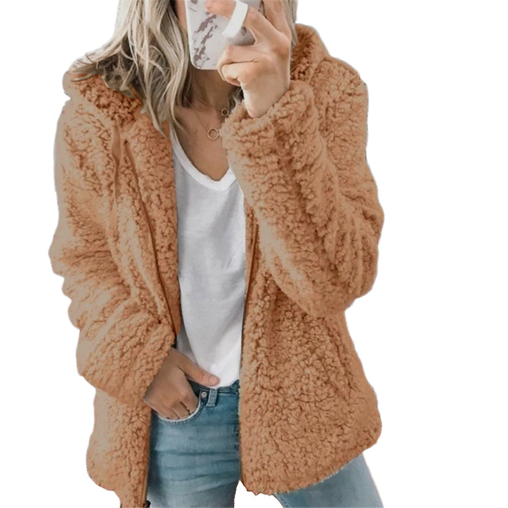 🔥LETZTER TAG 50% RABATT🔥 Damen Wollmantel mit Kapuze