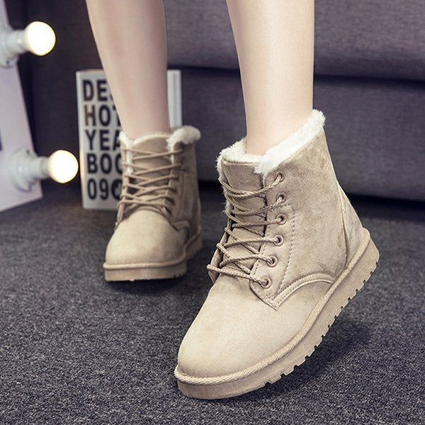 Bottes de neige douillettes pour femme