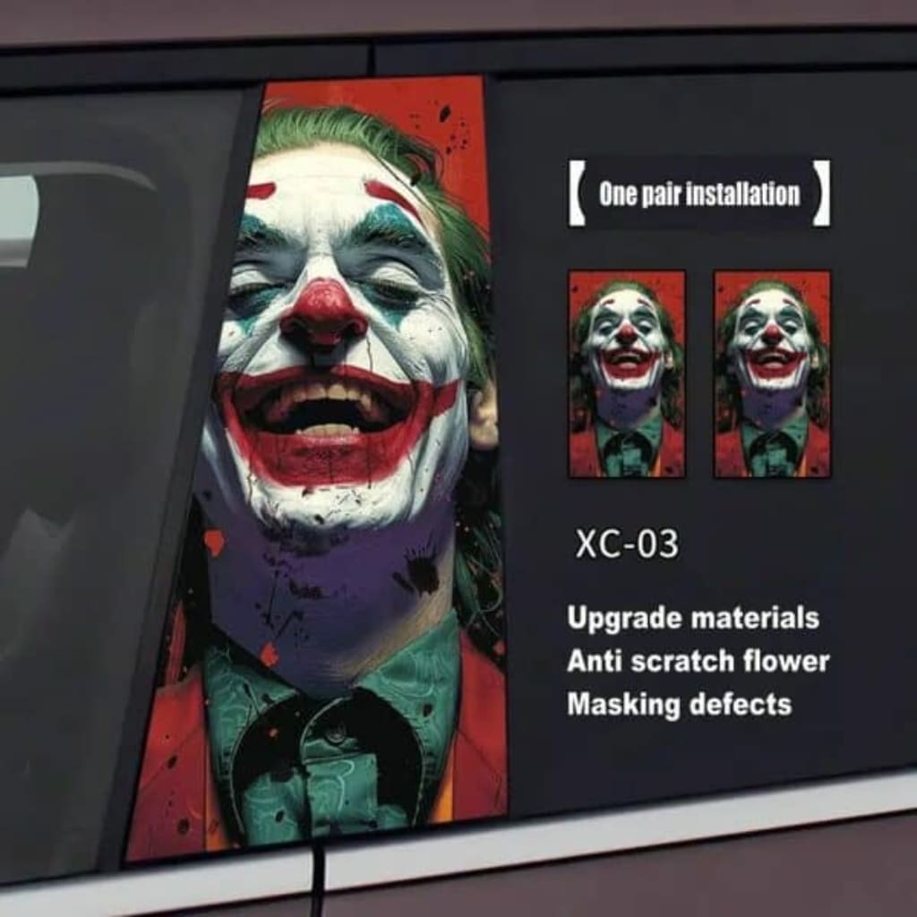 Autocollants de porte de voiture série Joker I