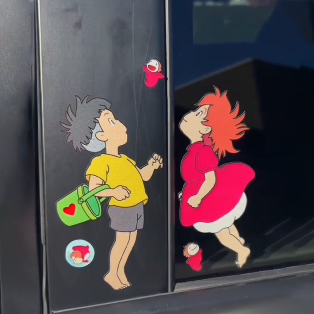 Sosuke&Ponyo Autoaufkleber