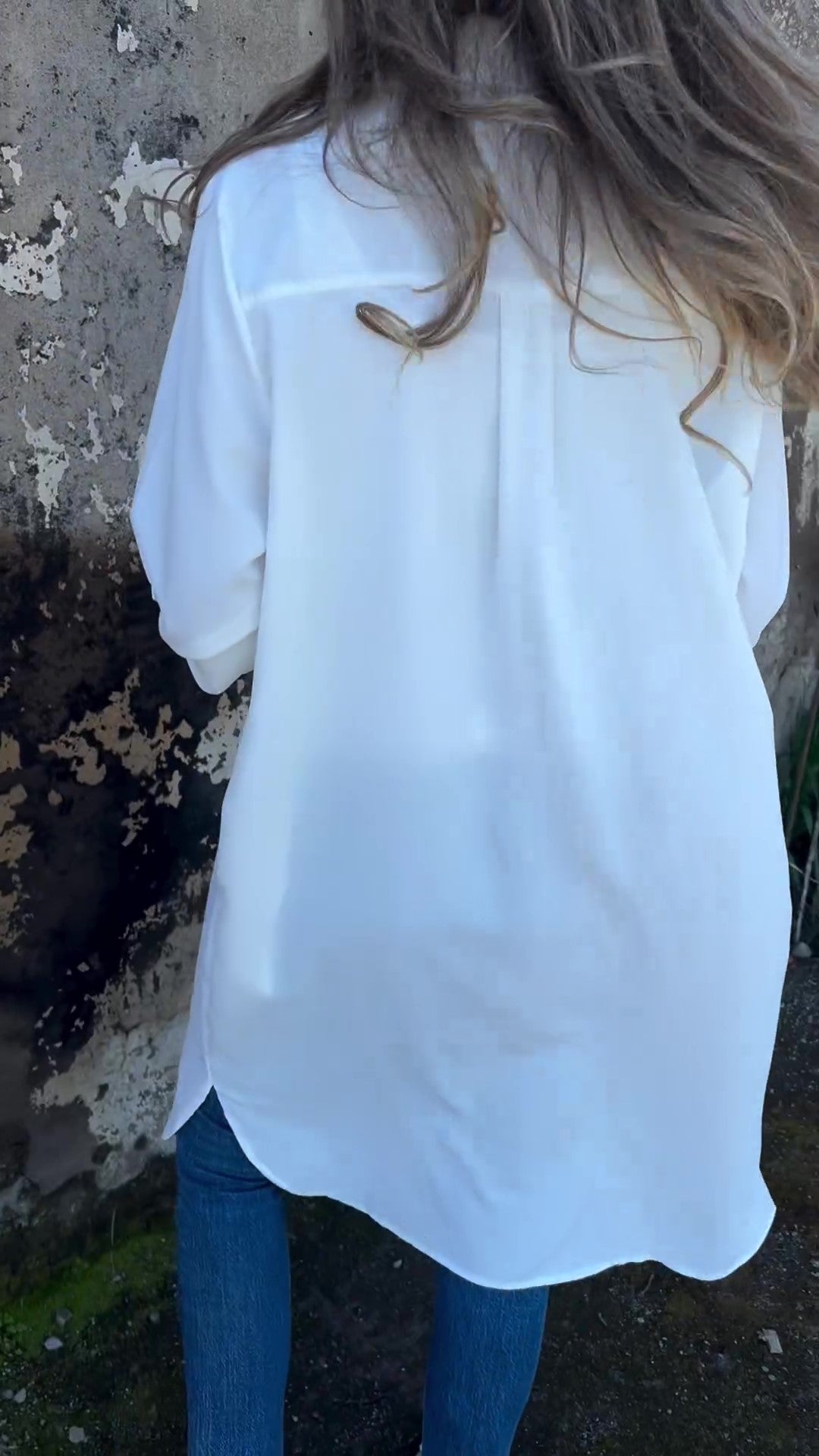 🔥DERNIER JOUR -50%🔥Manteau Chemise Décontracté à Revers Couleur Unie pour Femme