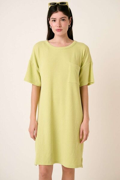 Robe T-shirt à manches courtes en maille côtelée Mittoshop Urban