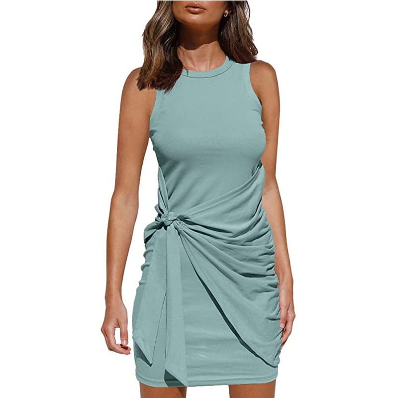 (Plusieurs couleurs) - Robe pull cache-cœur Casula