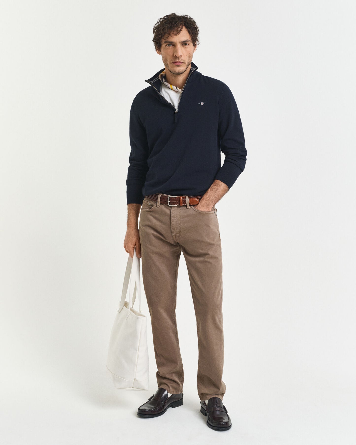 Classic Cotton Half-Zip Sweater